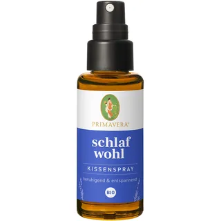 PRIMAVERA Schlafwohl Kissenspray bio 30 ml - Textil- und Raumduft mit Lavendel, Vanille und Neroli - Aromatherapie - beruhigend - vegan