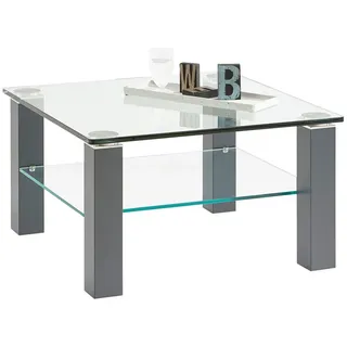 Xxxl Couchtisch , Metall, Glas , rechteckig , eckig , 75x43x75 cm , Wohnzimmer, Wohnzimmertische, Couchtische, Couchtische Glas