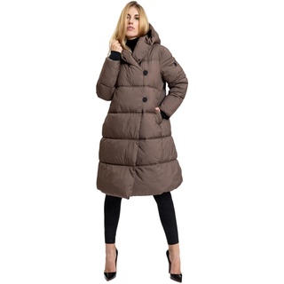 ICEPORT IPWJ07001-0274 PRETTY WOMAN PADDED JACKET Jacket Damen DEEP TAUPE Größe S