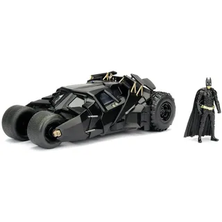 Jada 253215005 - Batmobil schwarz/weiß 1:24