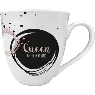 Jumbo Tasse Home Time queen of everything 560ml, Bunt