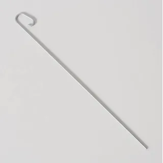 Boltze Metall Gartenstab 40 cm Silber