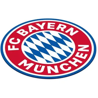 Amscan 9906510 - FC Bayern München Bierdeckel, Set mit 12 Stück, Durchmesser 10,7 cm, aus Papier, Untersetzer für Gläser oder Tassen, Fanclub, Fußball, Party