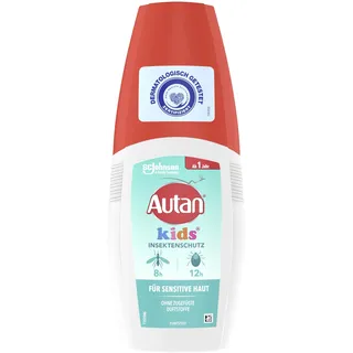 Autan Kids Pumpspray, Effektiver Insektenschutz gegen Mücken und Zecken, Mückenschutz, Travel Essentials, 1er Pack, 100 ml