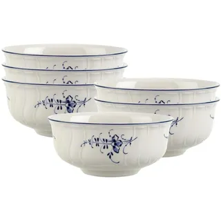 Villeroy & Boch Dessertschalen Vieux Luxembourg blau 6-tlg.