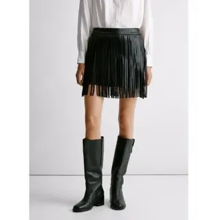 Pepe Jeans für Damen. PL9011889 Rock Rose schwarz (M), Lässig, Leder
