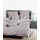 Mako-Satin Unifarben Grau 155 x 220 cm + 80 x 80 cm