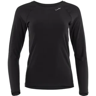Winshape Damen Light and Soft Long Sleeve Top Aet118ls Yoga-Shirt, Schwarz, L EU