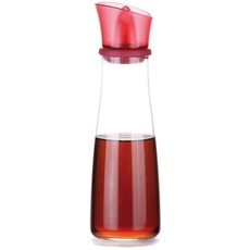 Tescoma Vitamino Essigflasche, Kunststoff, rot/transparent, 19.5 x 5.3 cm