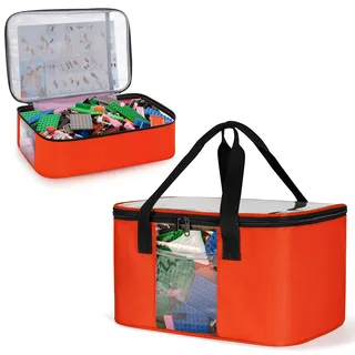 Rexmica 2 Stück Spielzeug Aufbewahrungstasche, Aufbewahrung Sack | für Bausteinen, Puzzle, Holzbausteine, Magnetische Bausteine Tragetasche, Spielzeug Tragetasche für Unterwegs