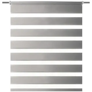 Schmidt Kettenzugrollo Zebra 70 x 150 cm Polyester Grau