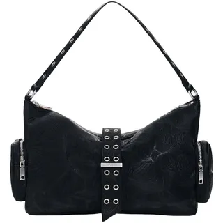 DESIGUAL Moonstone Banaba Umhängetasche Polyurethan Black