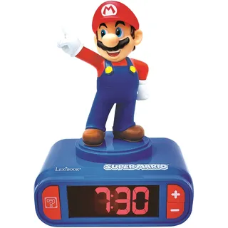 Lexibook Super Mario Wecker blau