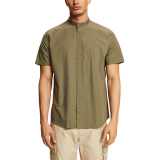 ESPRIT Herren 043EE2F320 Hemd, 350/KHAKI Green, L