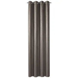 Gerster Vorhang »Grace« Ösen 1 Stk. tlg. Blickdichter Ösenschal "Grace", grau