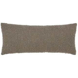 Kissenhülle , Braun , Textil , Uni , 35x80 cm , Heimtextilien, Bezüge, Kissenbezüge