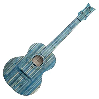 Ortega Guitars Tenor Ukulele Akustisch – Bamboo Series – Inklusive Gigbag – Bambus, Blau (RUSWB-TE)