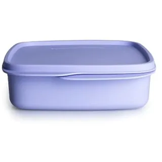 Tupperware Lunchbox To Go Clevere Pause 1x 550ml Flieder mit 3-fach Einteilung + Hängelöffel, 7503C-6