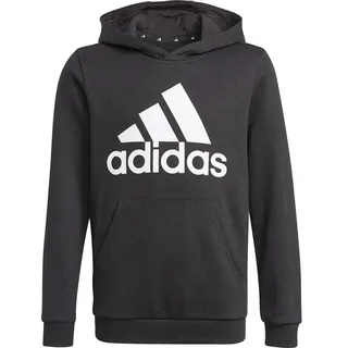 adidas Essentials Kapuzenpullover - Black / White - 7-8 Jahre