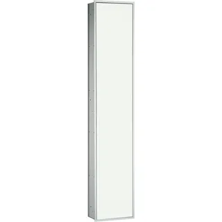 EMCO asis 300 Schrankmodul 1-türig 300 x 60 x 40 cm Grau/Aluminium Glas