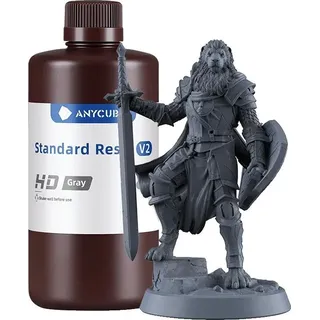 UV-Harz, für LCD 3D-Drucker, schnelles Aushärten, hohe Festigkeit, 3KG HD Grau