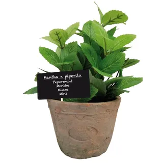 Esschert Design Artificial Herb Plant, Mint, Large,AH004