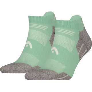 Head HIKING ALL CLIMATES Sneakersocken 2P Gelb/Grün 39-42