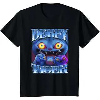 KPop Demon Hunters Derpy Tiger Bootleg T-Shirt