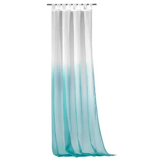 Weckbrodt Vorhang »Maischa« Schlaufen 1 Stk. tlg. Voile, transparent mit Farbverlauf, Gardine, Store, blau