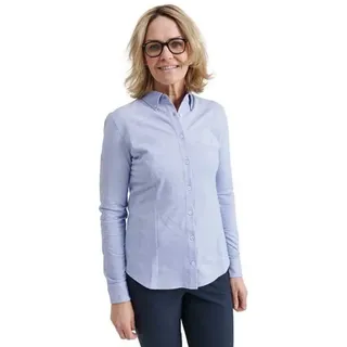 Abacus Golf Hillside Langarmhemd - Oxford Blue - 2XL