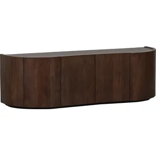 Woood Sideboard »Sense« Kommode aus Mangoholz, Breite 160 cm braun Walnuss,