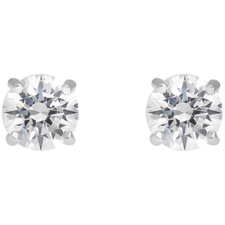 Paar Ohrstecker FIRETTI "Schmuck Geschenk Silber 925 Ohrschmuck Solitär", bunt (silberfarben, weiß, kristallweiß), Ohrringe, Damen, 4,9mm, Silber 925 (Sterlingsilber), Paar Ohrstecker, mit Zirkonia (synth.)