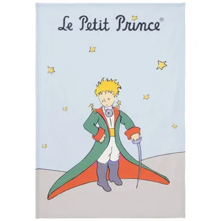 COUCKE Little Prince Geschirrtuch mit Umhang-Design, digital Bedruckt, Baumwolle, 50,8 x 76,2 cm, Blau, 100% Baumwolle