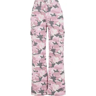 Def Straight Fit Pink Camo S