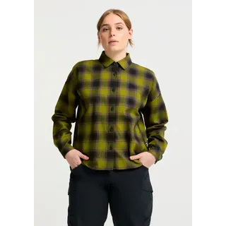 Jack Wolfskin Baja Flannel Shirt W Blau/Grün/Lila S