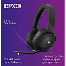 Bild von Inzone H5 (Kabellos), Gaming Headset Schwarz