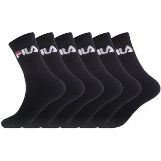 Fila Herren Sportsocken FILA/AM/TNX6 (6er Pack), Schwarz, 39/42