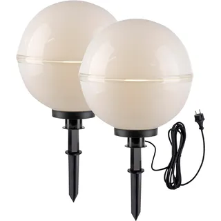 just light. HEMIS 1-flg. 30 cm Kugel weiß Kunststoff