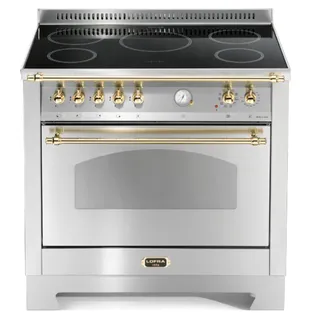 Lofra Rolli Rsg96mft/5i Küche 90X60 Stahl 5 Bereiche Ofen Multifunktion