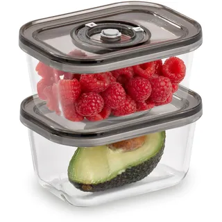 CASO Design VacuBoxx Eco-Duo S grau 2 x 500 ml