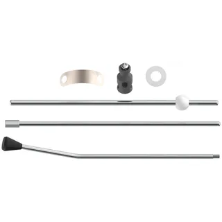 Xora Excentergarnitur , Schwarz, Chromfarben , Metall , 18.3 cm , Badezimmer, Waschbecken & Armaturen, Armaturen