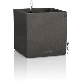 LECHUZA Canto Stone low 40 40 x 40 x 40 cm Graphitschwarz