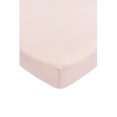 Bild Baby Spannbettlaken Laufgittermatratze - Uni Soft Pink - 75x95cm - Einzelpackung