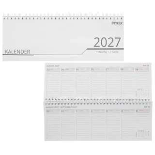 Schreibtisch Kalender / 32 Blatt / Schreibtischquerkalender 2026