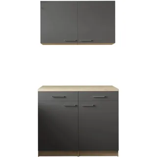 Respekta Buffet Merle 100 x 60 x 200 cm Grau