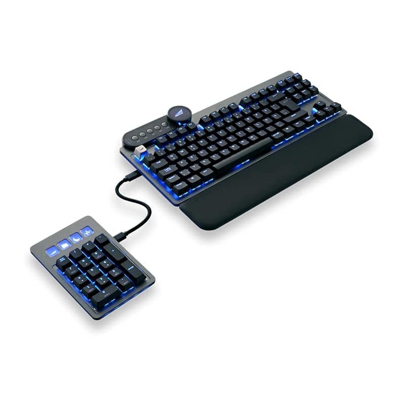 Bild von Everest Max Gunmetal Gray, LEDs RGB, MX BLUE, USB, DE (MG-EVK1G-CB1-DE)