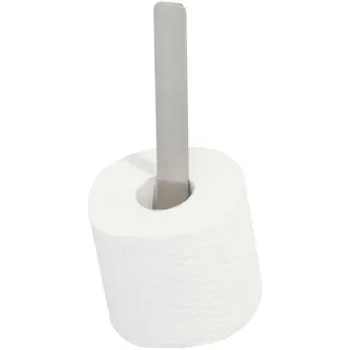 Tiger Colar Reserverollenhalter zum Kleben, Edelstahl gebürstet, mit integrierter Klebefolie zur Montage ohne Bohren, 1312930946, 24.3 x 5 x 6.9 cm