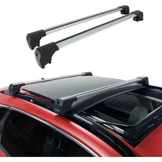 Dachträger Gepäckträger für Ford Kuga 3 CX482 2019-2025 ABE Aluminium Grau