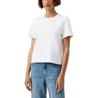 s.Oliver Verkürztes T-Shirt aus Interlockjersey