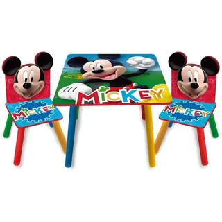 Disney Set Mickey Kindersitzgruppe Tisch Mit Stühlen - Multicolor - One Size